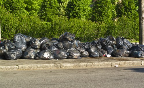 Residents disposing of old furniture responsibly in Egham